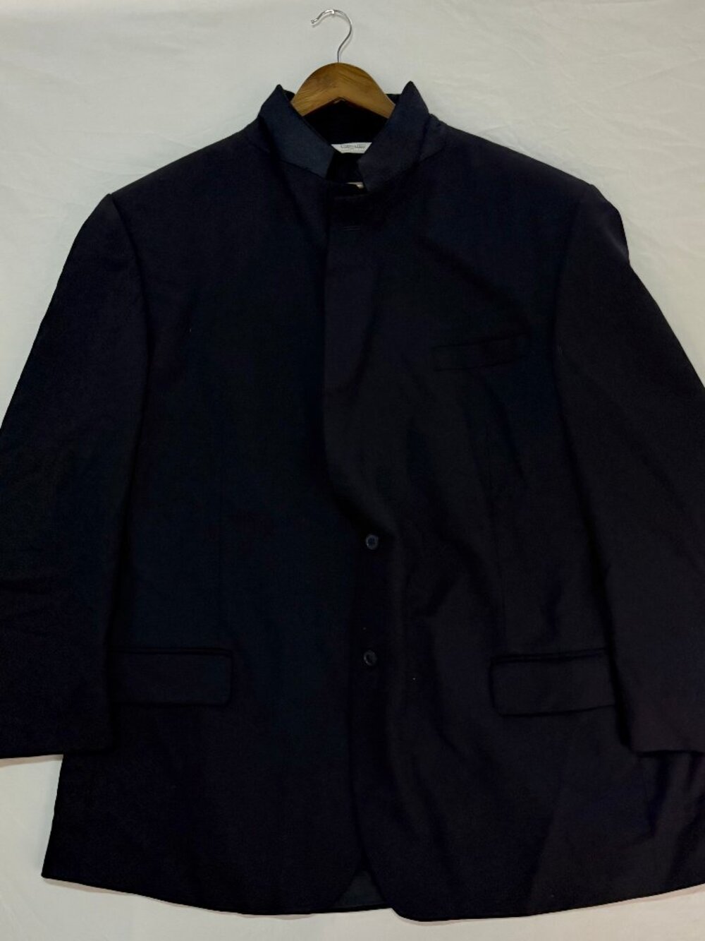 Vintage 90s Joseph & Feiss Navy Wool Blazer Sport Coat Canada Mens 50T